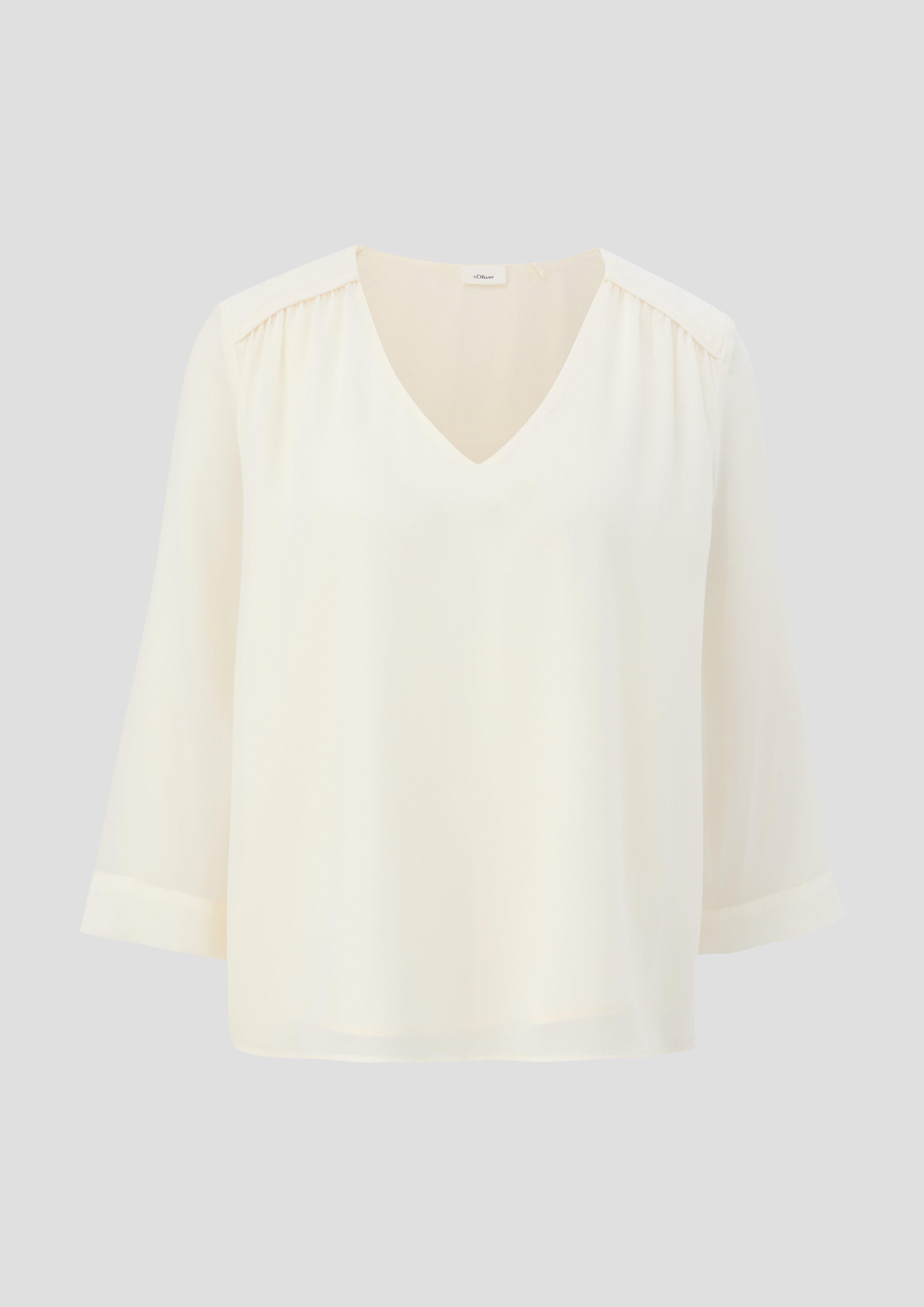Chiffonbluse mit Viskosefutter  2136584-0700