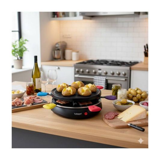Aparat de racletă TECHWOOD TR-602 - 6 persoane