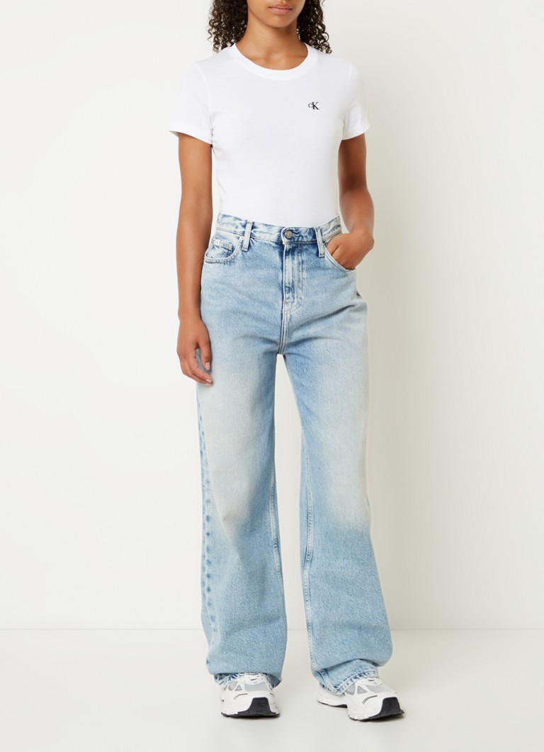 T-shirt Calvin Klein con logo ricamato