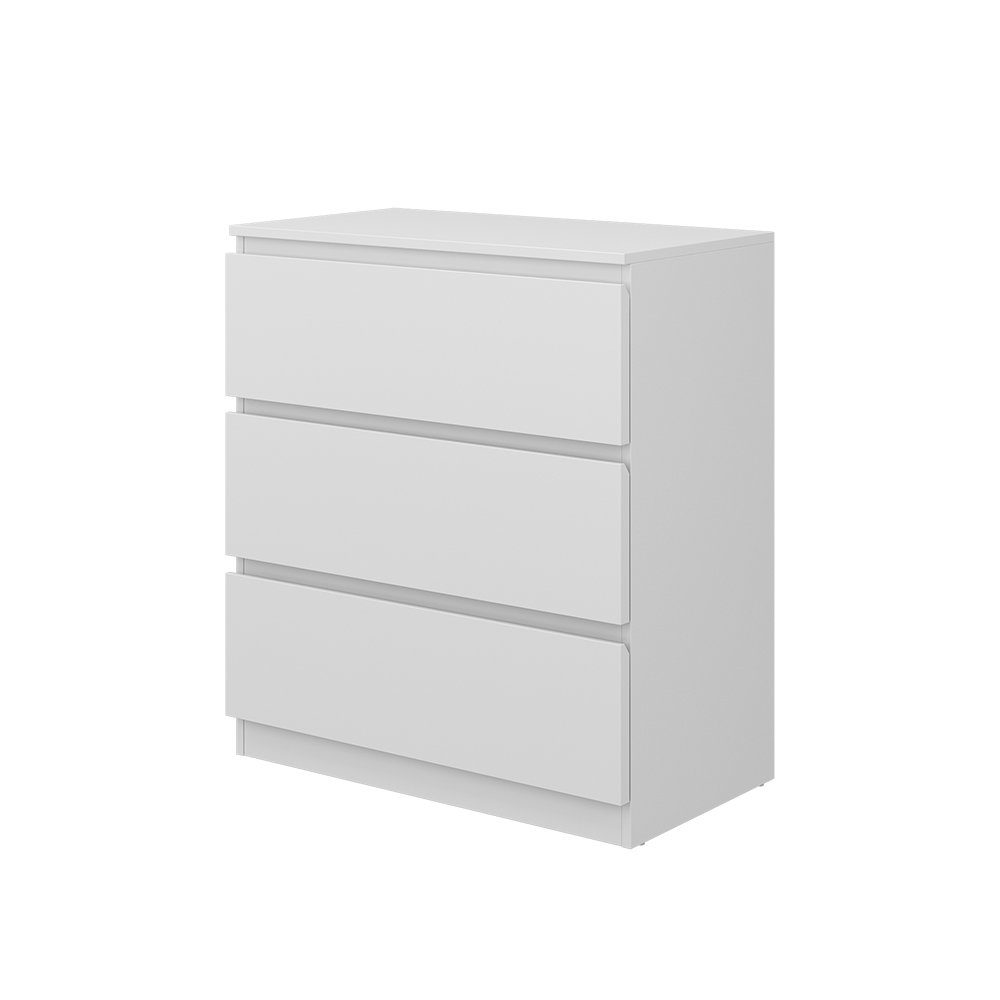 Vicco Kommode Sideboard 3 Schubfächer CALISTO Weiß 70 cm