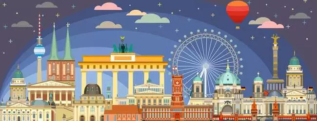 Puzzle 1000 Teile - Nachts in Berlin