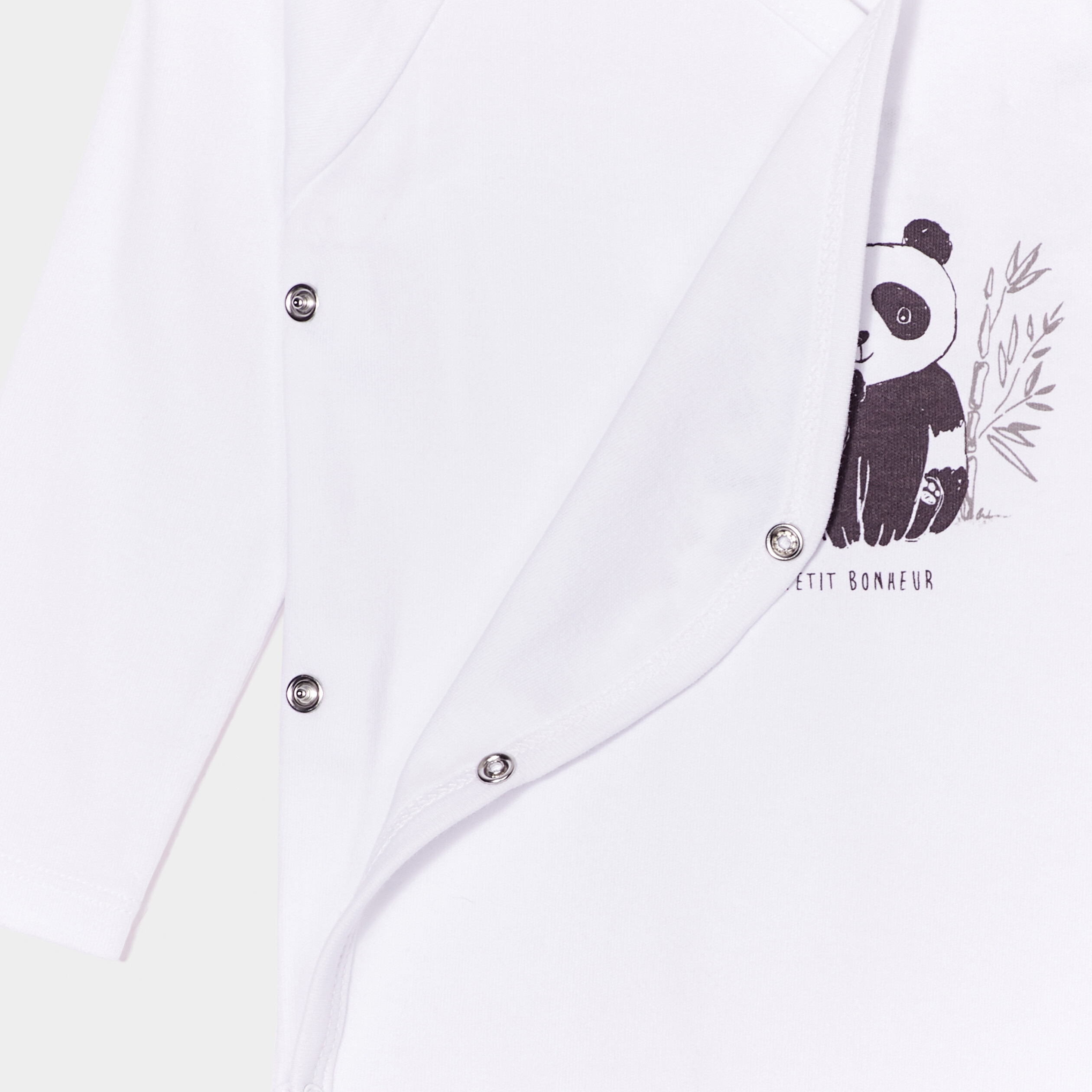 Ensemble body pantalon bonnet blanc bébé garçon | La Halle