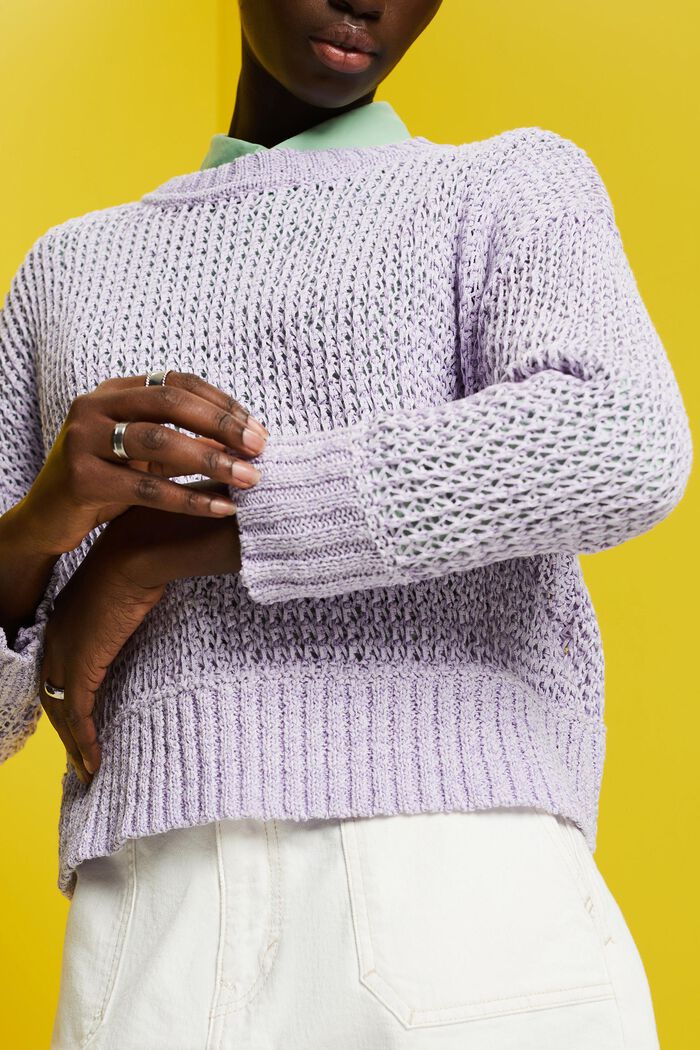 Pullover aus Bändchengarn