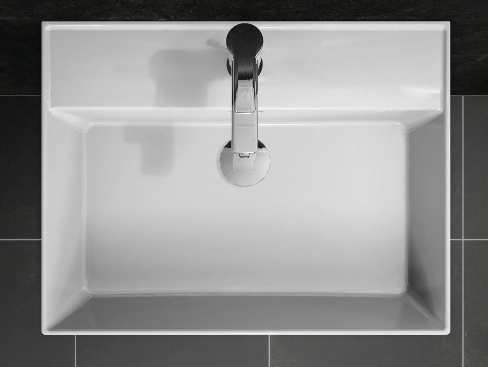 Aqua Bagno Waschbecken Aqua Bagno Loft Air Design Keramik Waschbecken 60 (Packung)