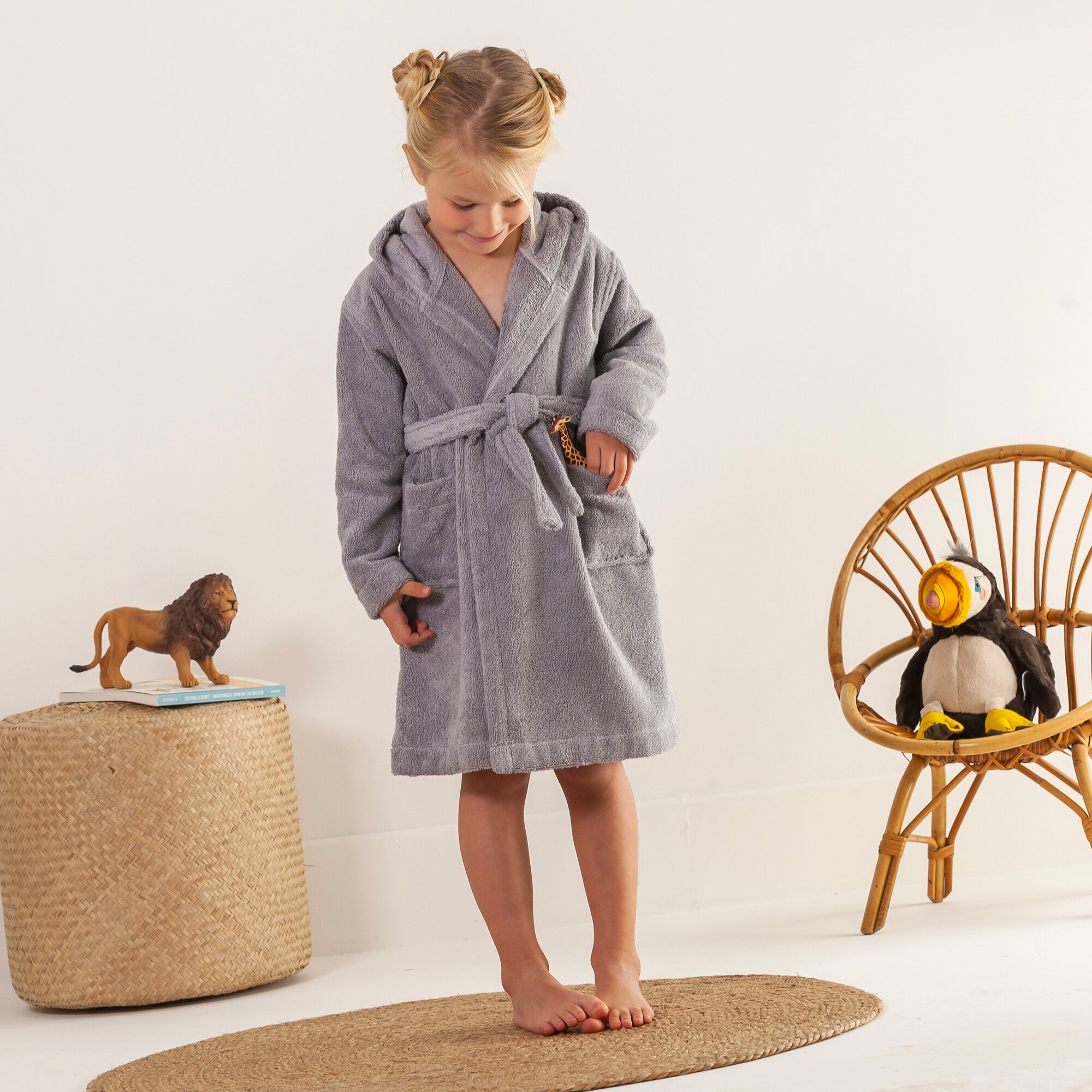 Peignoir de bain enfant koala éponge coton