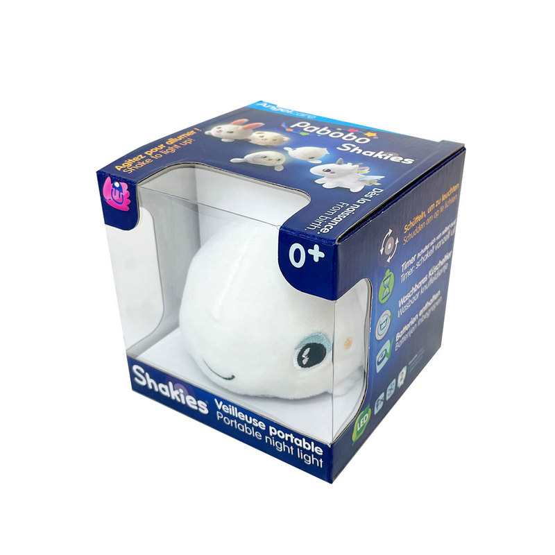 Petite veilleuse peluche Shakies baleine Pabobo