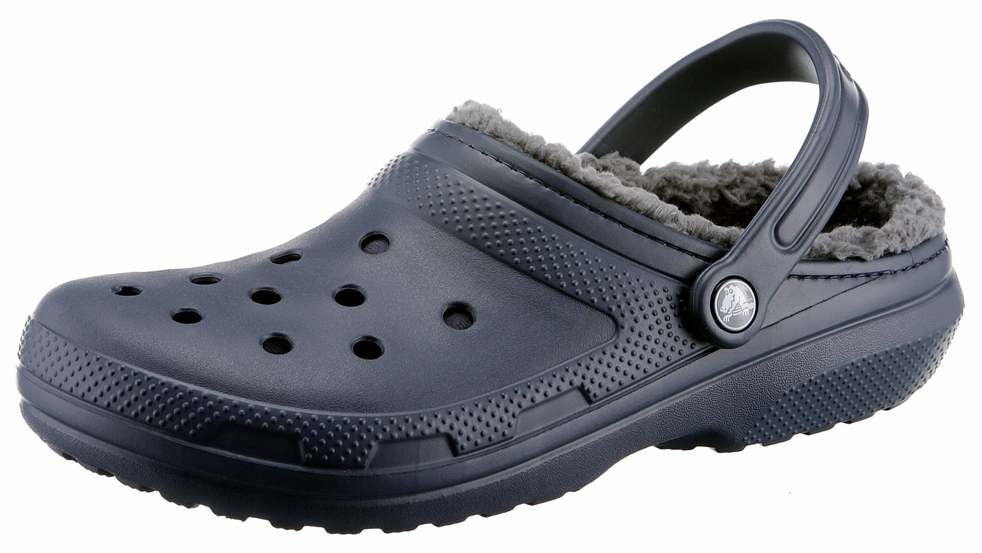 Crocs Classic Lined Clog Hausschuh mit kuscheligem Fellimitat