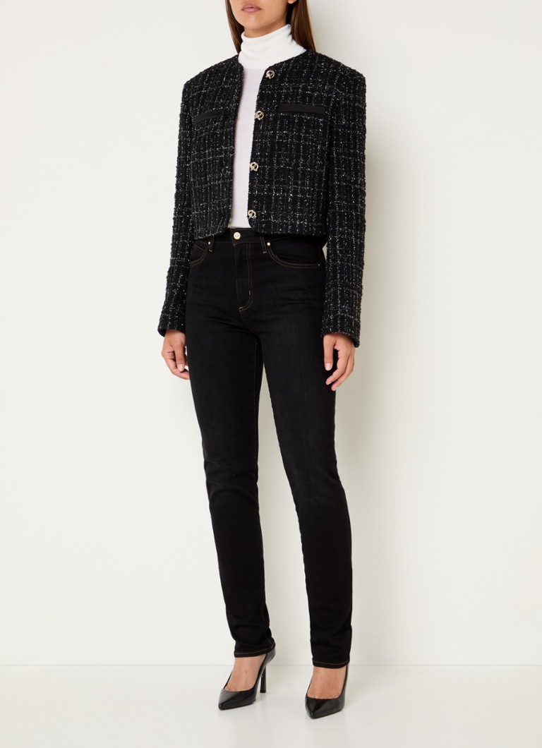 Jachetă scurtă Jolena din tweed strălucitor de la HUGO BOSS