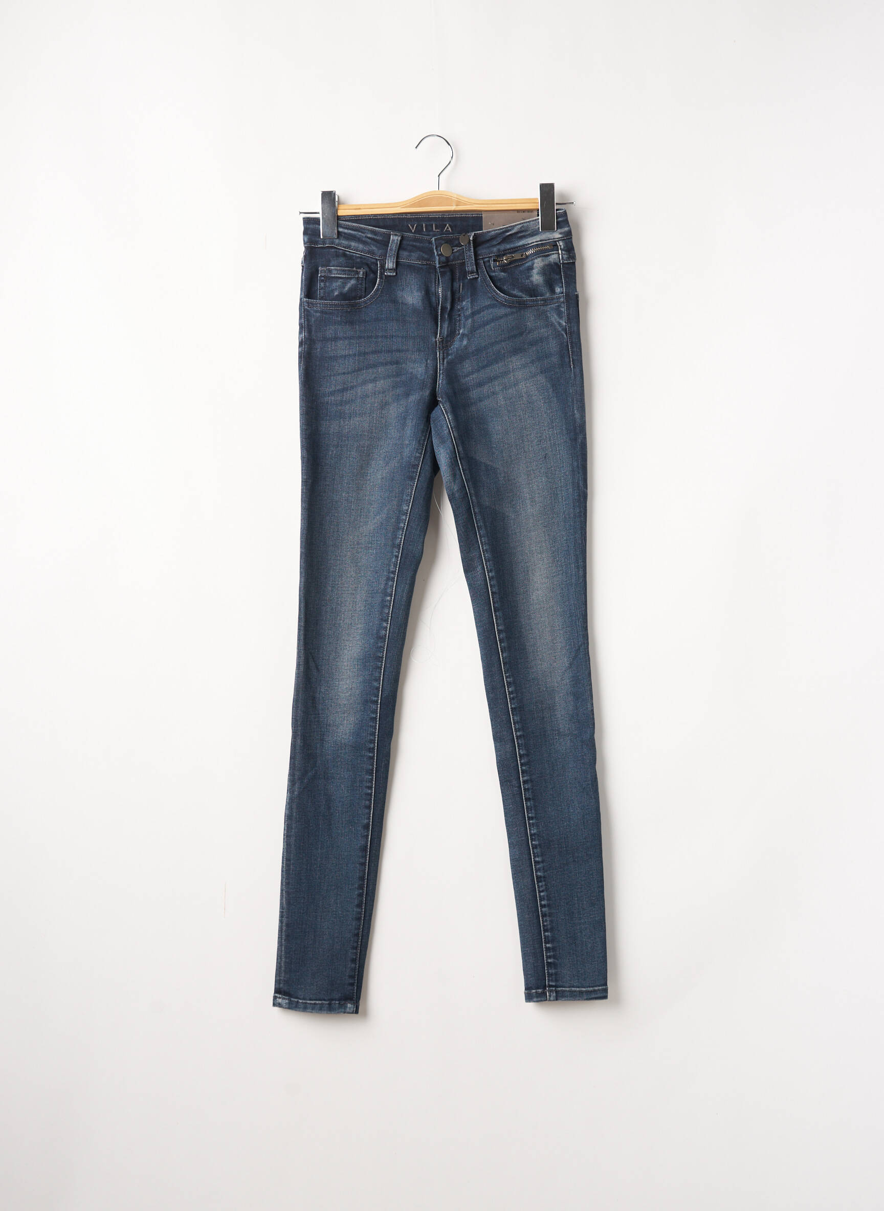 Vila Jeans Skinny Femme couleur bleu