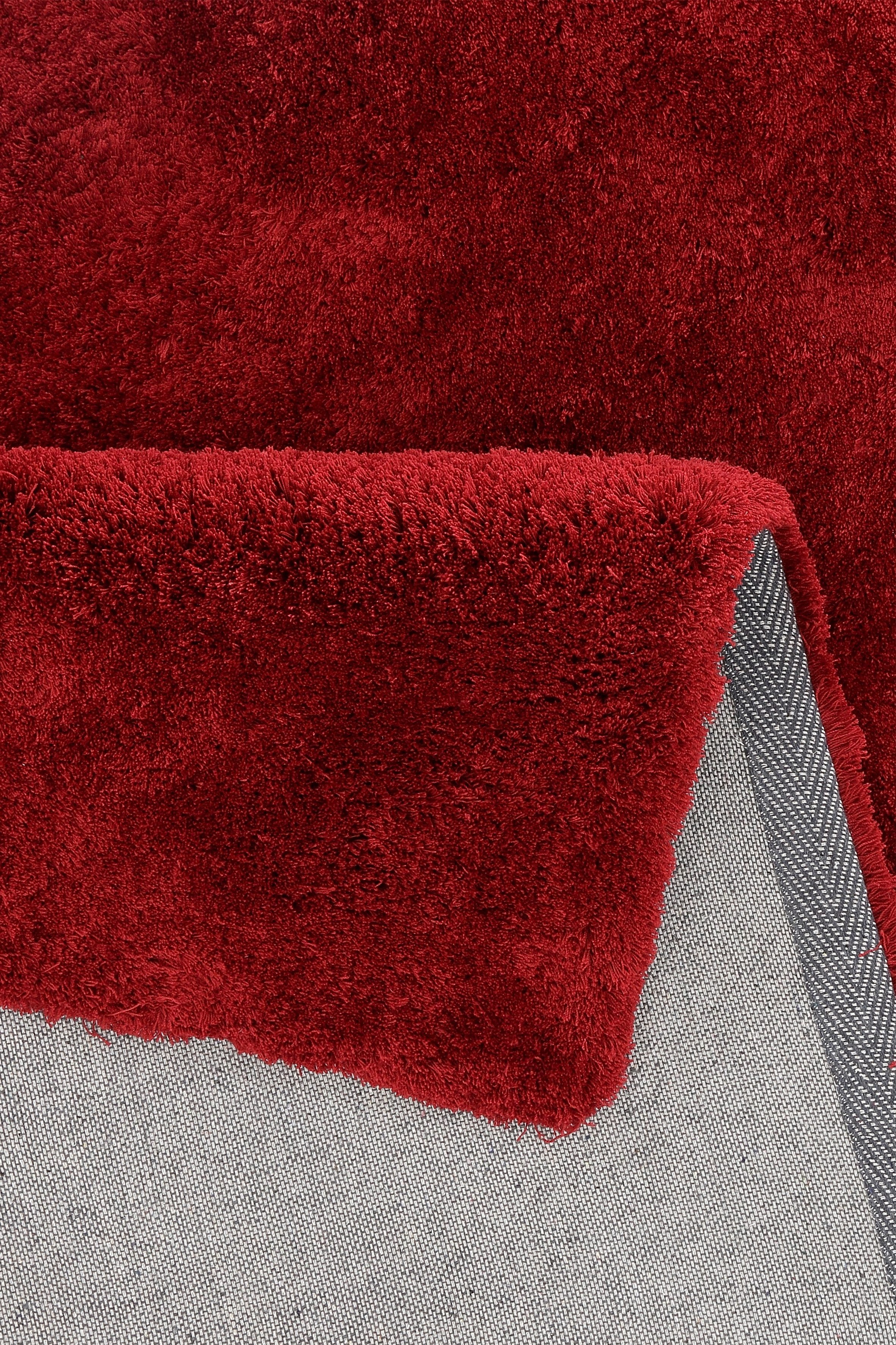 Hochflor-Läufer Microfaser Teppich Magong, my home, rechteckig, Höhe: 25 mm, uni, weiche Teppiche, Brücke, gewebt, Wohnzimmer, Schlafzimmer, Flur