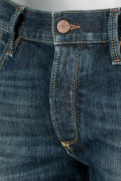 Alberto, Jeans Slipe, Tapered Fit, Baumwolle 11,5oz, blau