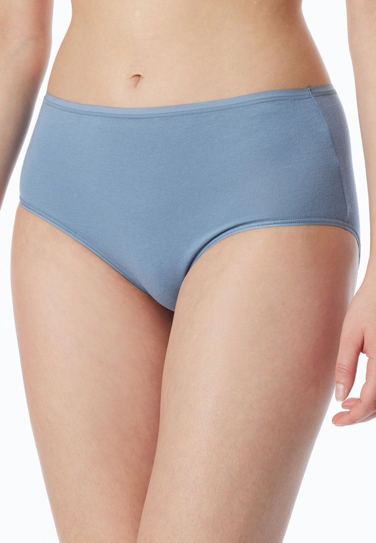 Midislip 2er-Pack Organic Cotton nachtblau/blaugrau - 95/5
