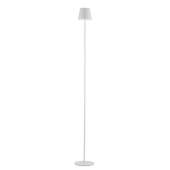 LED-Akku-Stehleuchte Buria, weiß