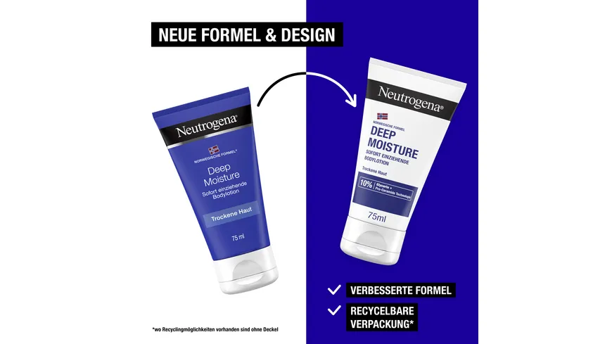 Neutrogena Deep Moisture Bodylotion 75 ml