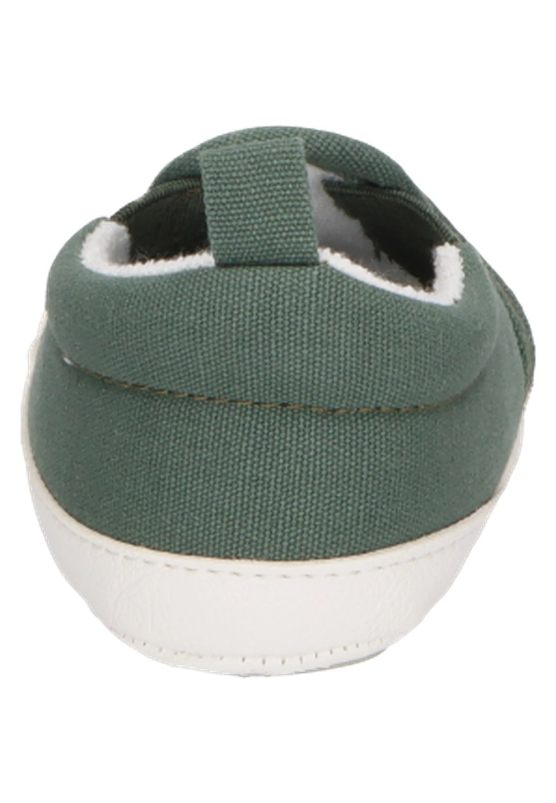 Babyschuh aus Kunstleder und Canvas im Farbmix