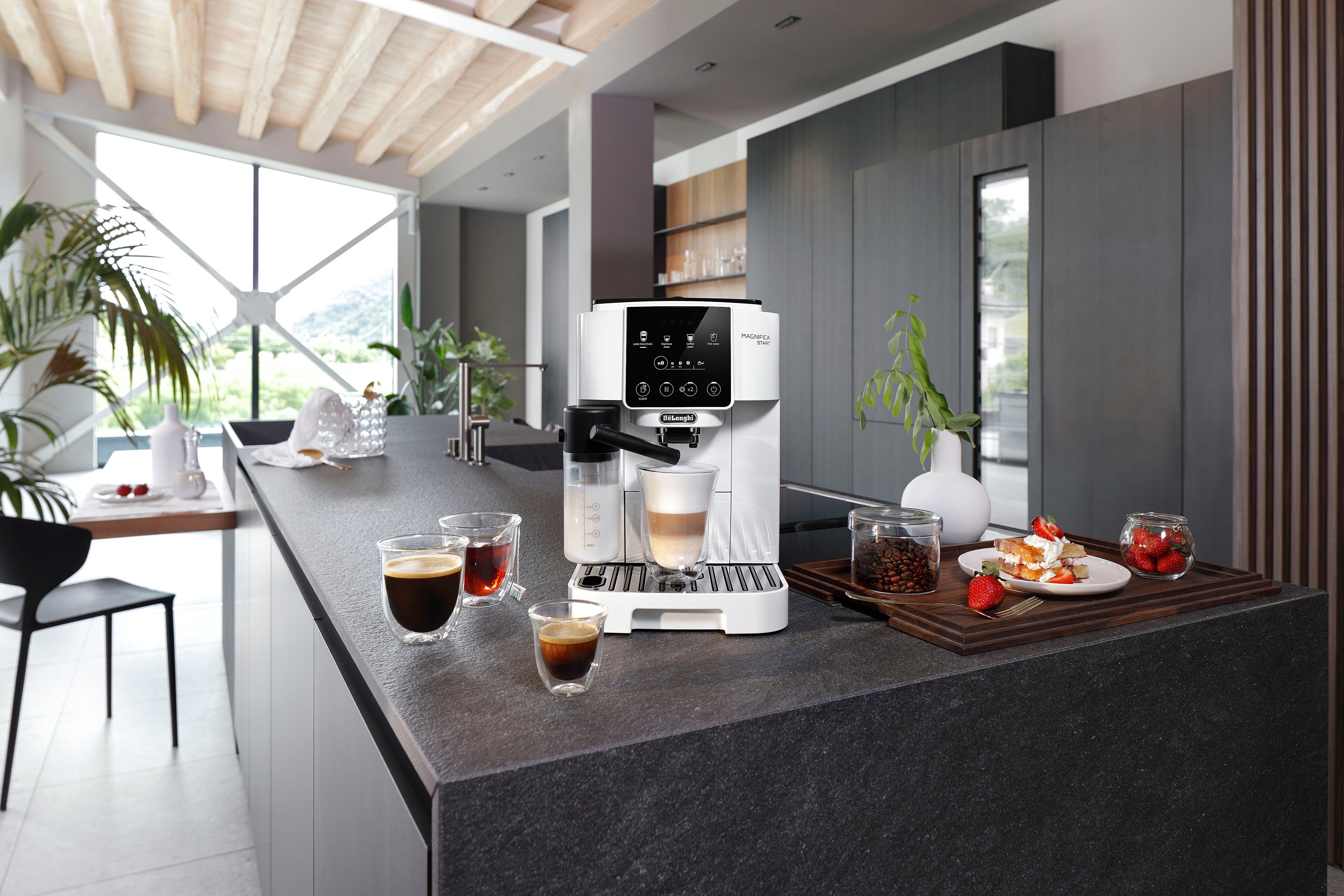 De'Longhi Kaffeevollautomat Magnifica Start ECAM 220.61.W weiß
