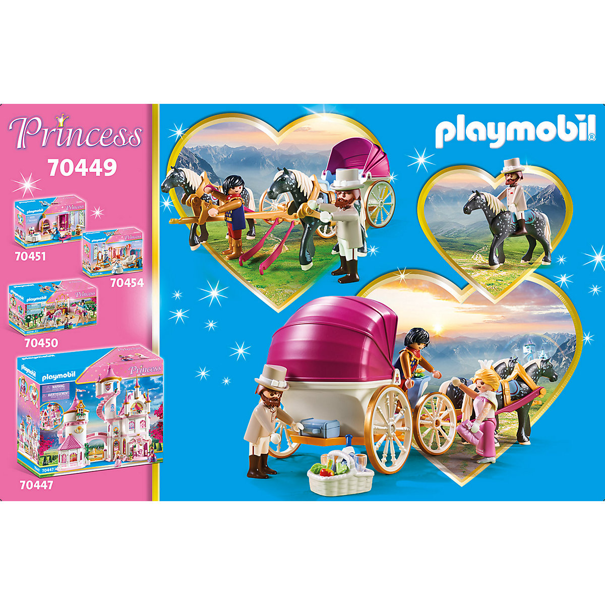 PLAYMOBIL® 70449 Romantische Pferdekutsche