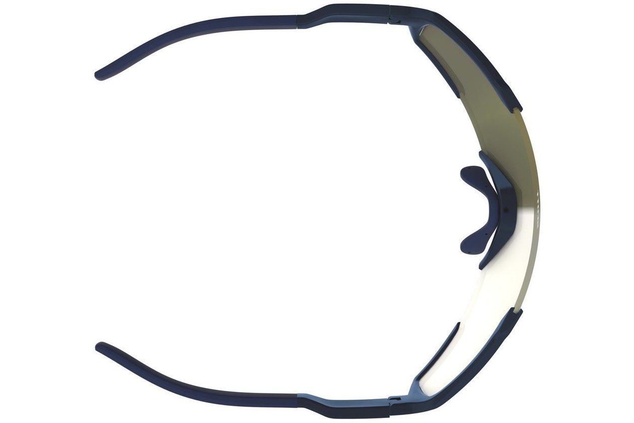 Scott Shield Compact Sonnenbrille submariner blue / gold chrome