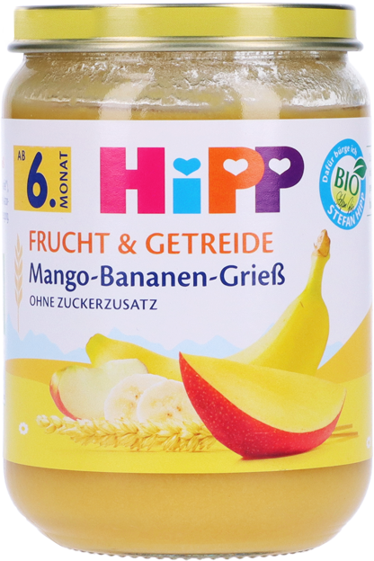 HiPP Bio Mango-Bananen-Grieß