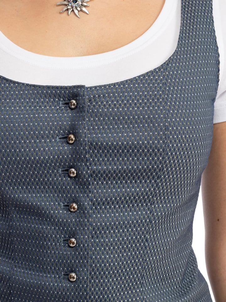 OS-Trachten Mieder 453000-3924 in blau günstig kaufen