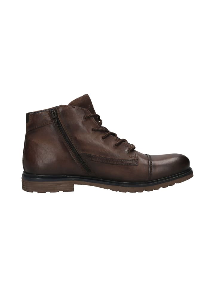 Bugatti Schnürstiefel in braun günstig kaufen