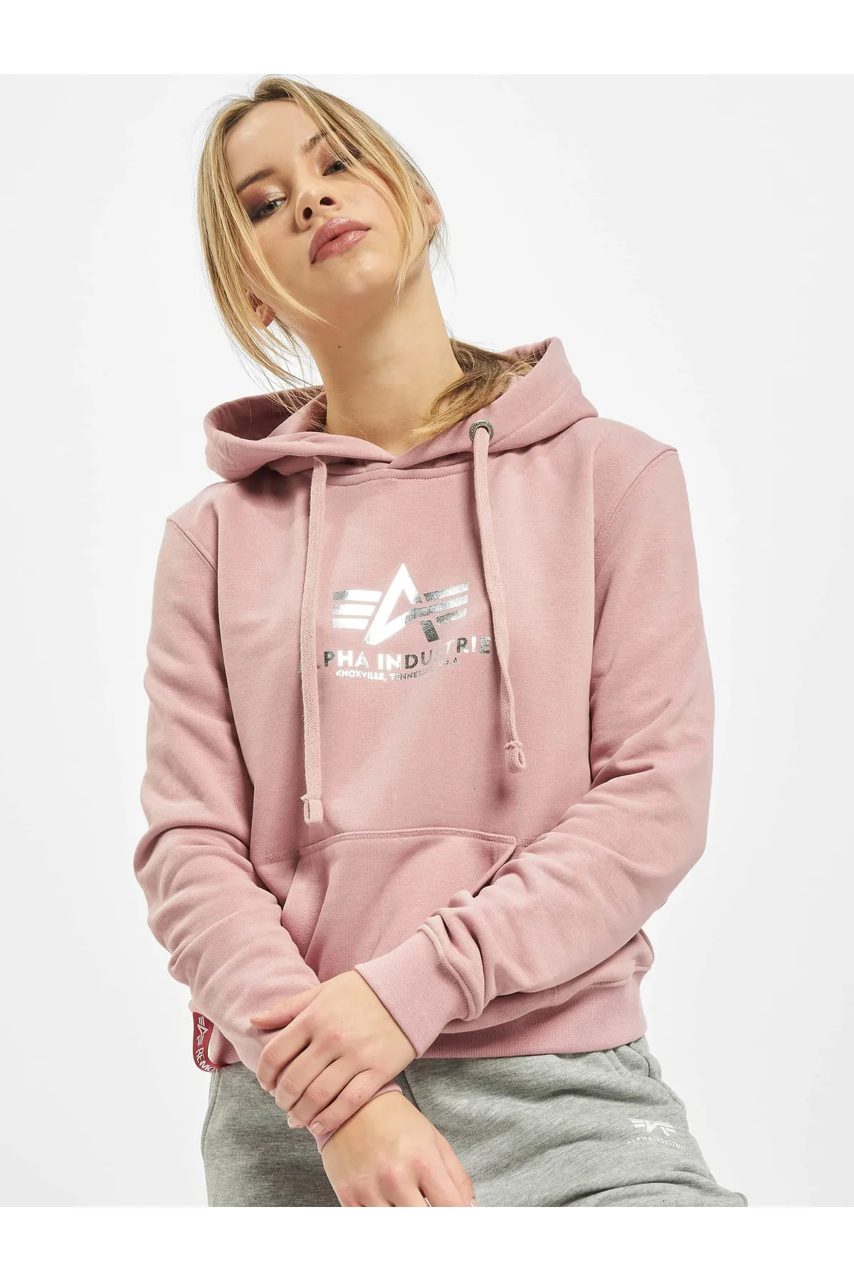 Alpha Industries  Sweatshirt - Rosa - Regular Fit