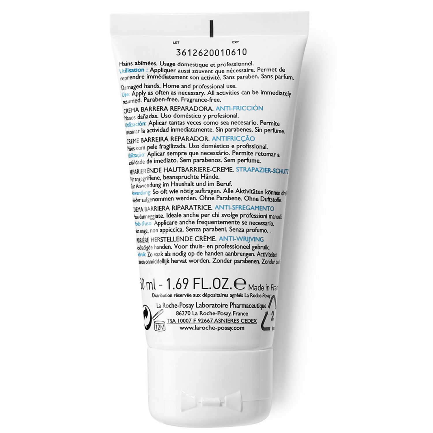 la roche-posay Cicaplast Mains Crème Barrière Réparatrice 50 ml