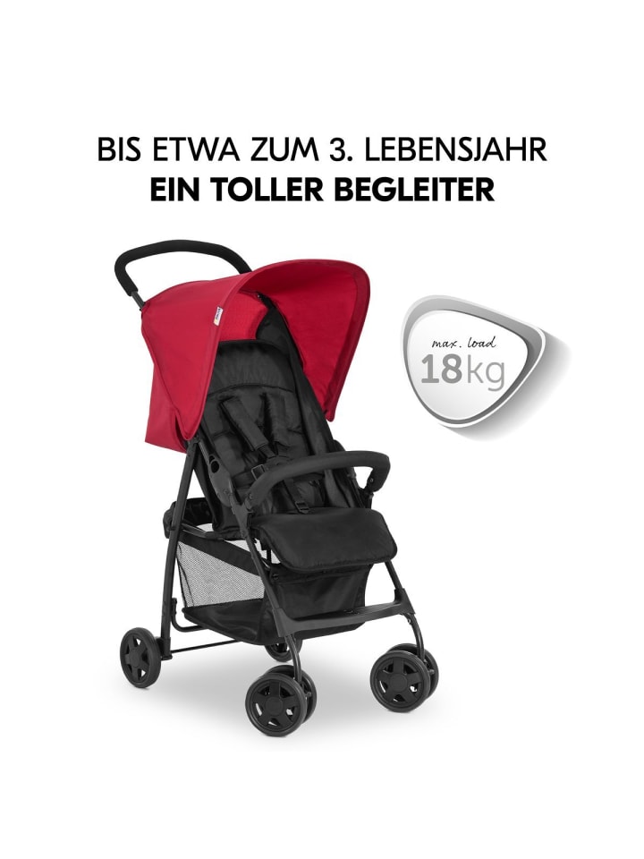 Hauck Buggy Sport inkl. Schutzpaket - Blue in rot günstig kaufen onesize