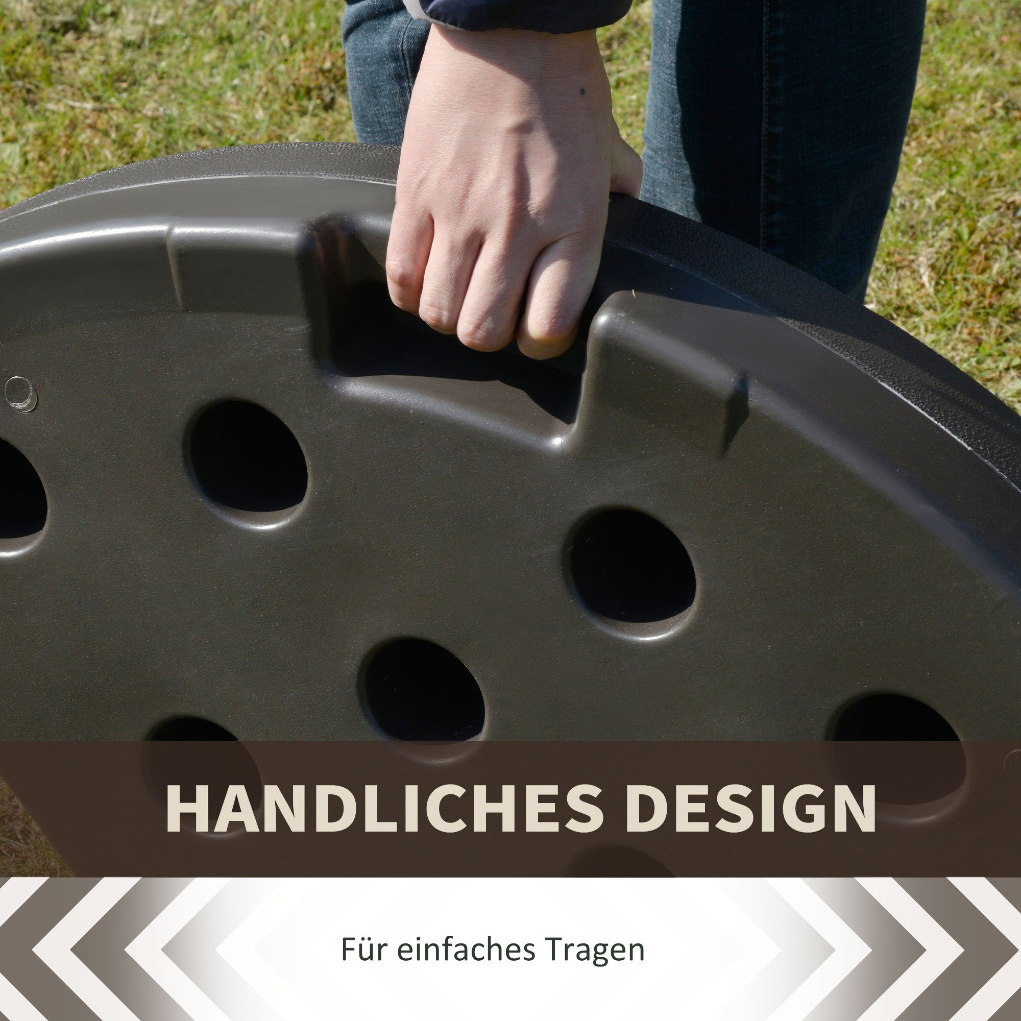 Outsunny Schirmhalter Schirmständer