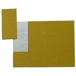 Magnet Bases 25x25mm 4x3 inkl. Ferro - Folie