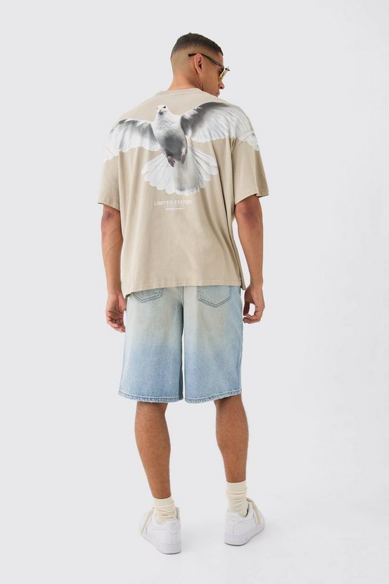 Oversize T-Shirt mit Print