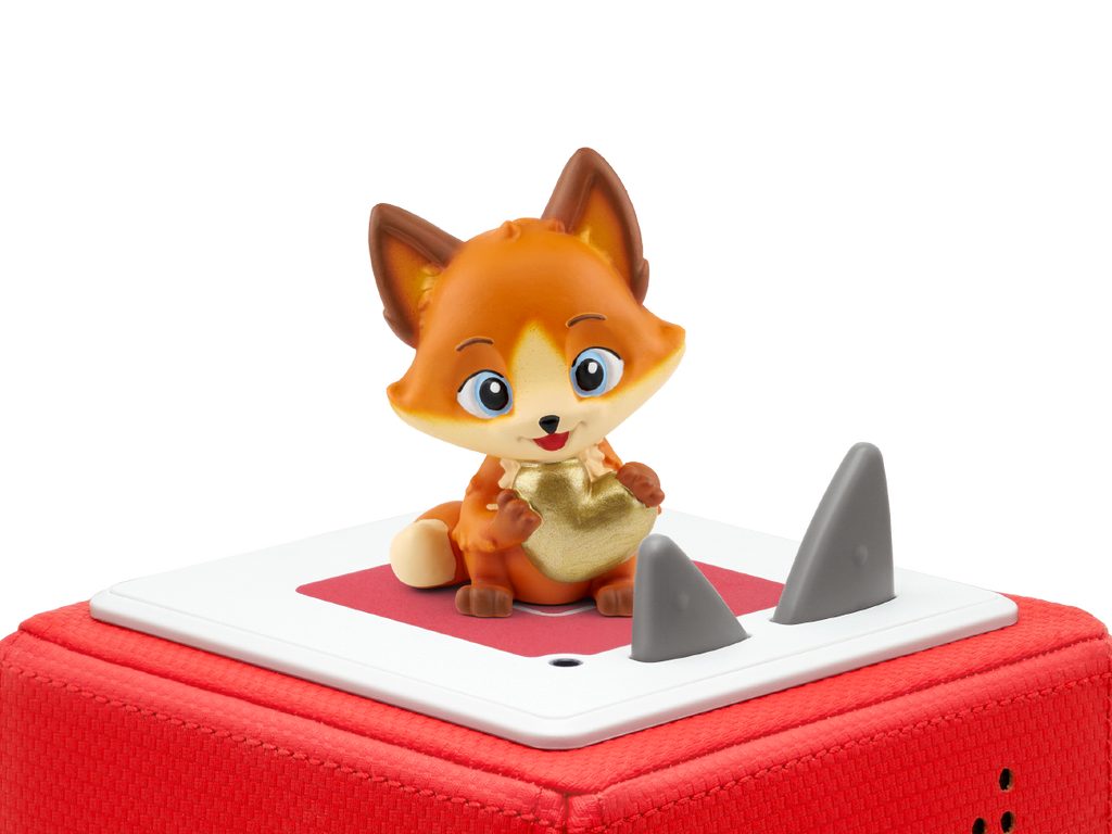 tonies Hörspielfigur Tonies -Die Glücksfüchse, (1-St), Magnethaftend, handbemalt, integrierter NFC-Chip