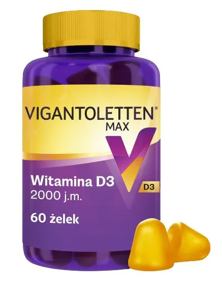 Ζελέ με γεύση λεμονιού Vigantoletten Max Vitamin d# 2000 IU