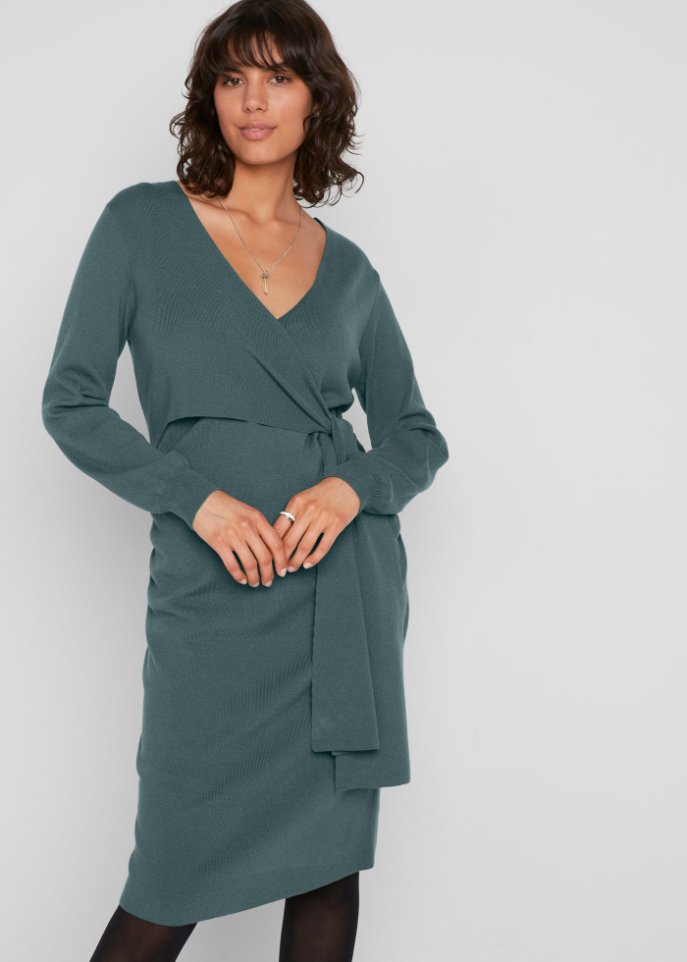 Umstandsstrickkleid/Stillstrickkleid