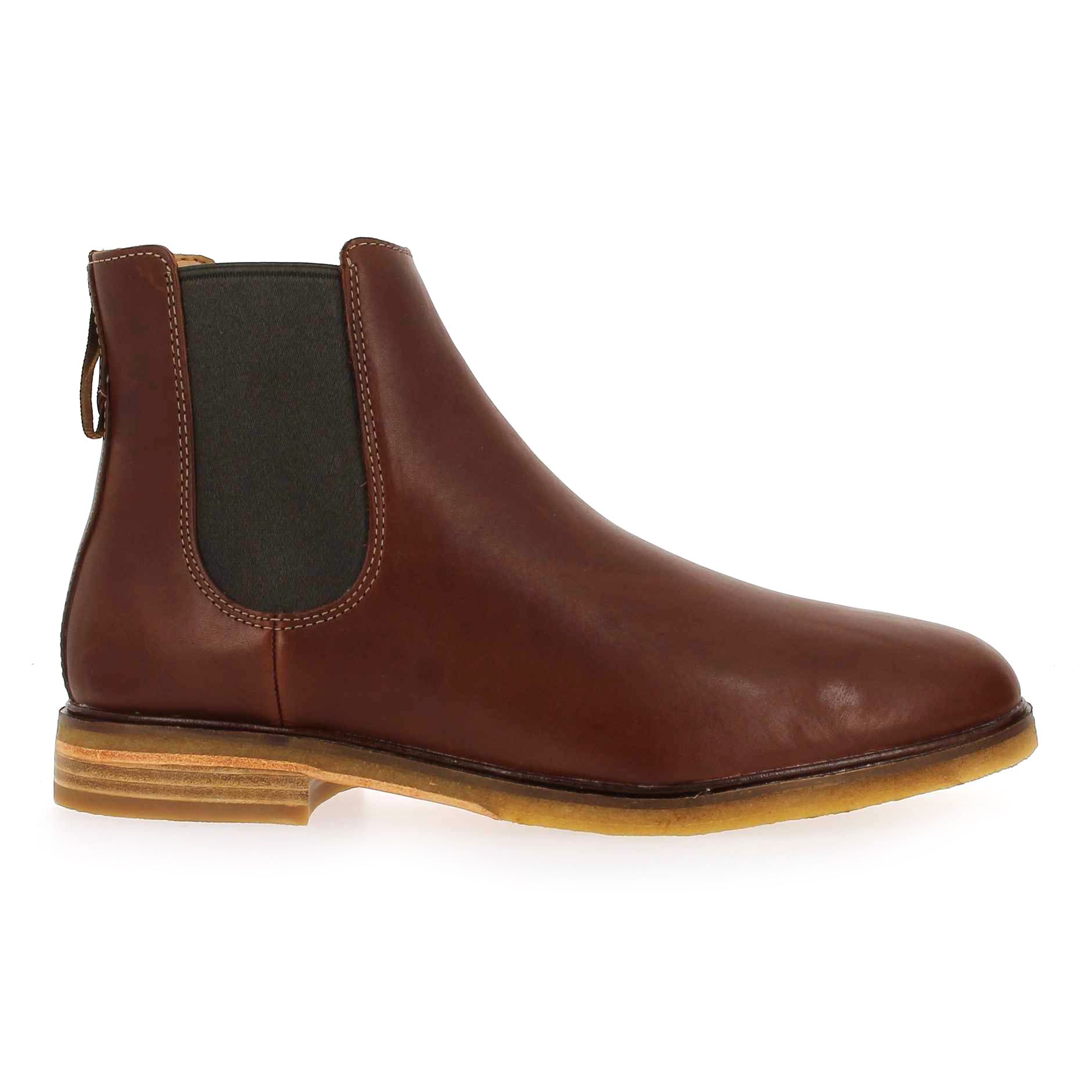 Clarks  CLARKDALE GOBI LEATHER - Cognac
