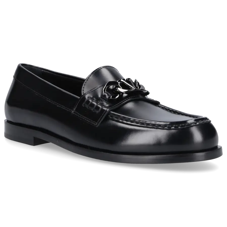 Valentino Garavani - Loafer VLOGO Kalbsleder - schwarz