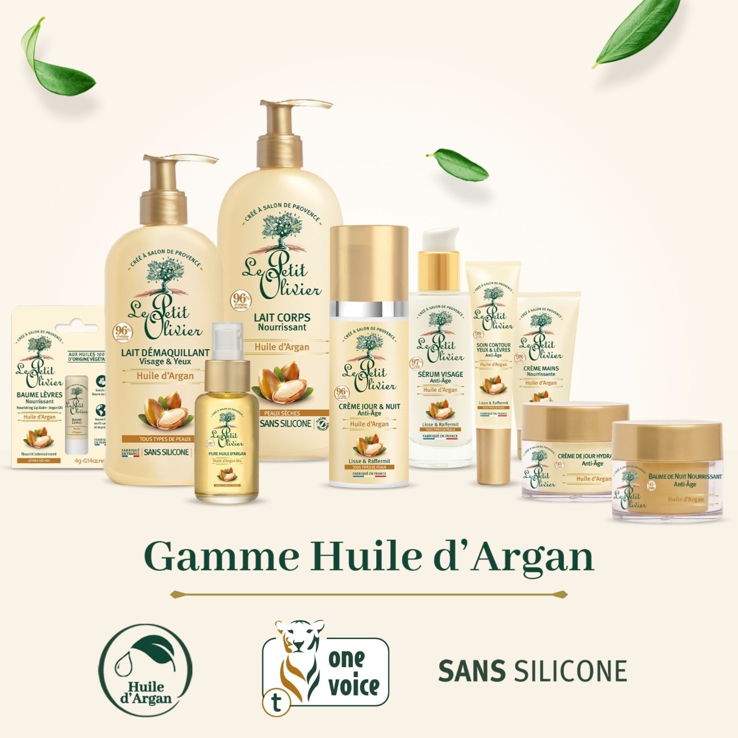 Le Petit Olivier Anti-Aging Dag- og Natcreme med Arganolie