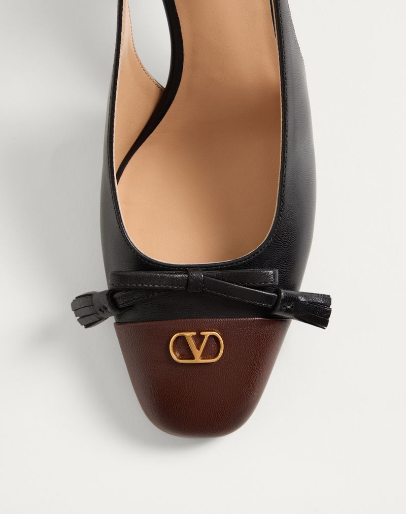 Bomba Slingback de pele de cabra Valet Du Roi 60 mm