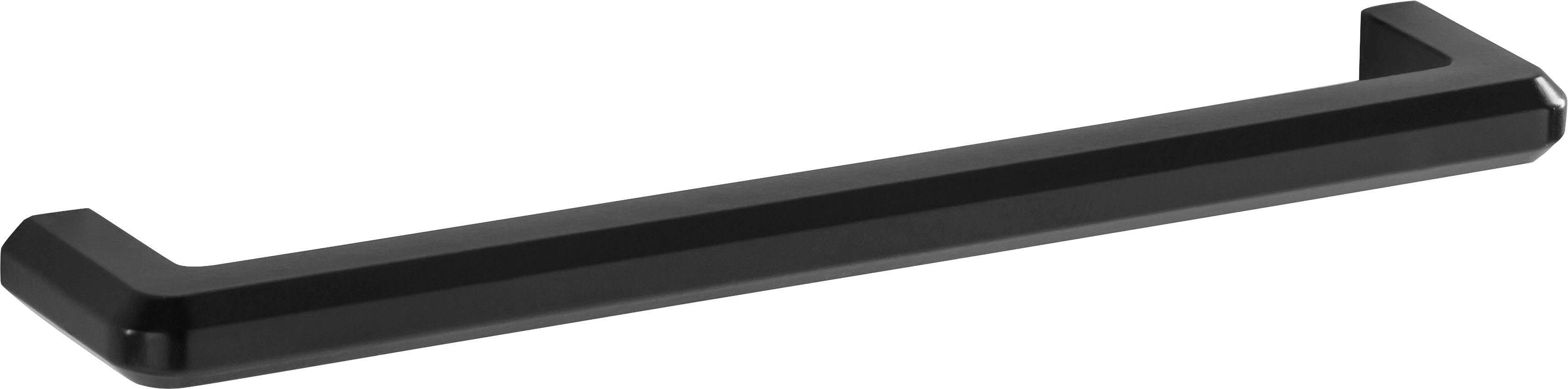 HELD MÖBEL Küchenzeile Tulsa, mit E-Geräten, Breite 270 cm, schwarze Metallgriffe, MDF Fronten