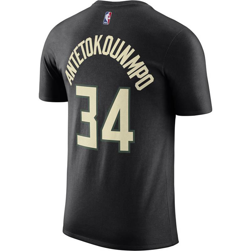 Nike Giannis Antetokounmpo Milwaukee Bucks T-Shirt Herren
