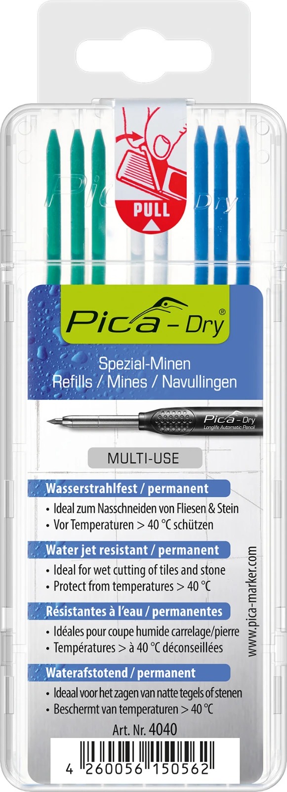 Pica PI4040SB 4040 Suchá náplň špeciálna viacfarebná, 8 kusov v blistri