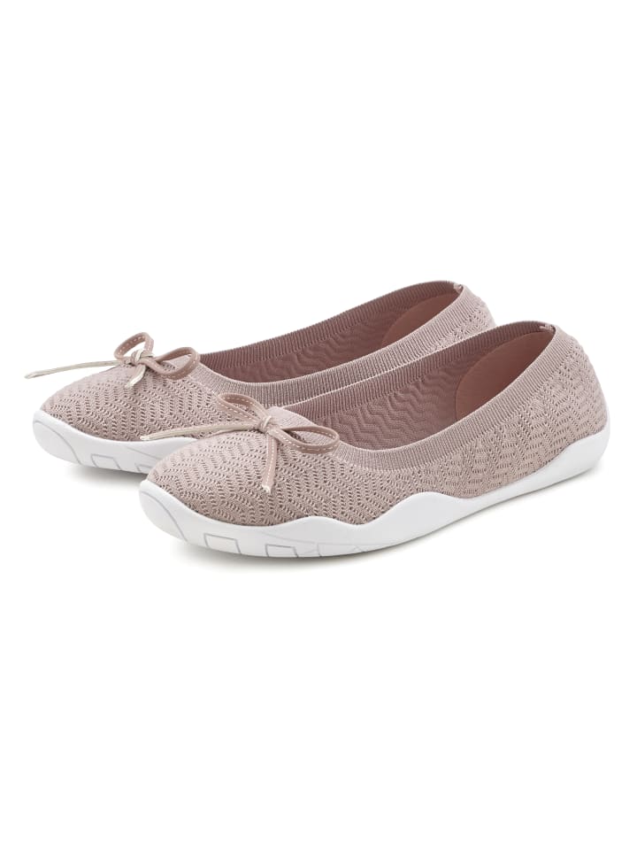 LASCANA Sneaker Ballerinas in rosé günstig kaufen