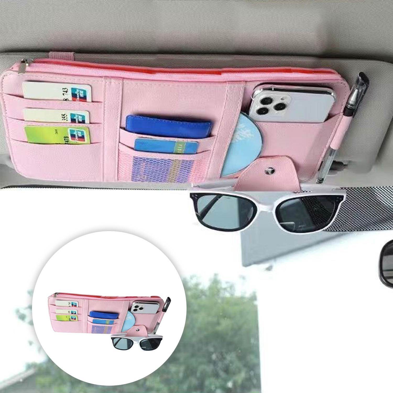MAGICSHE Aufbewahrungstasche Multifunktionale Aufbewahrungstasche für Auto Sonnenblende (1-tlg)