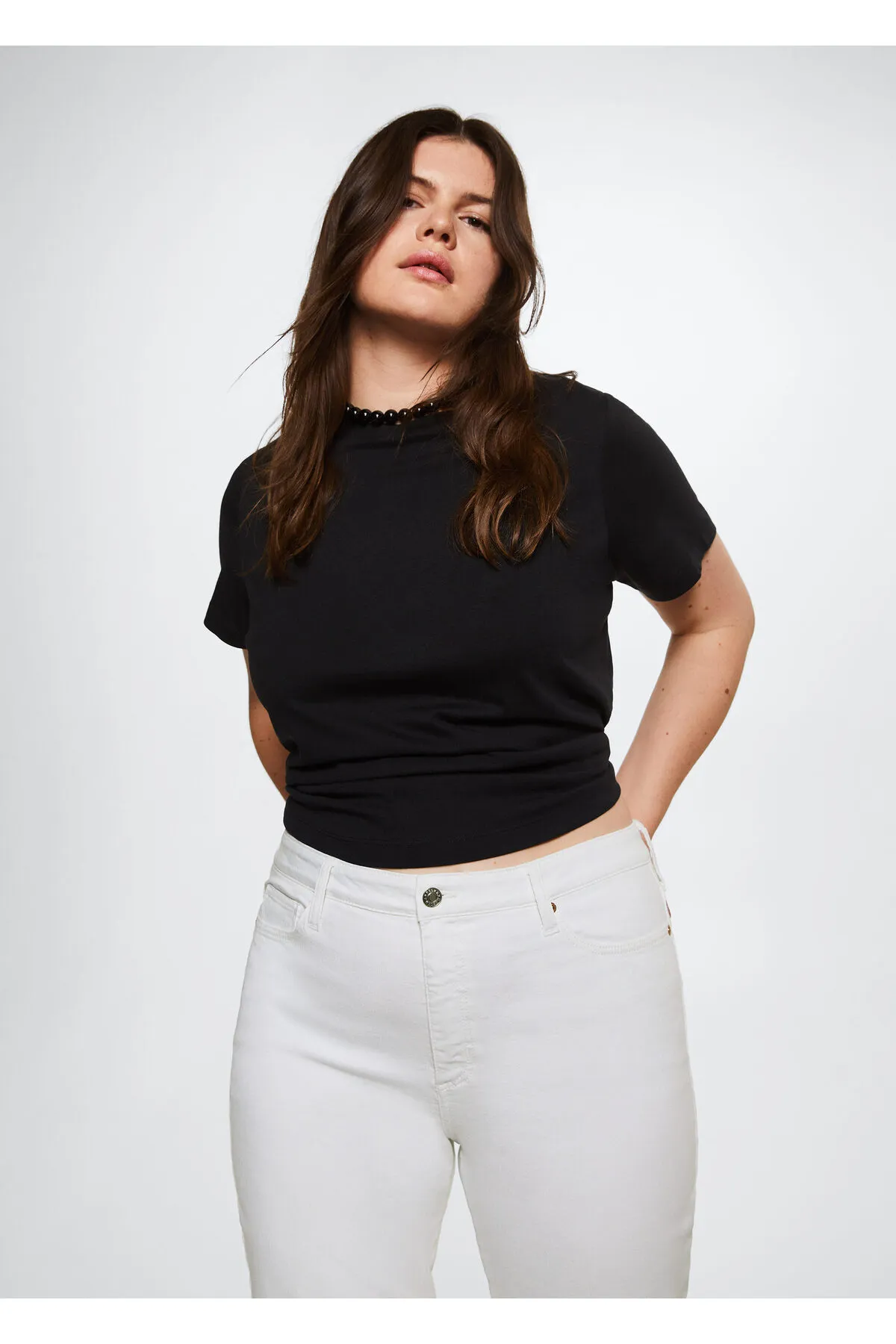 MANGO  Weiße Damenjeans 37040353