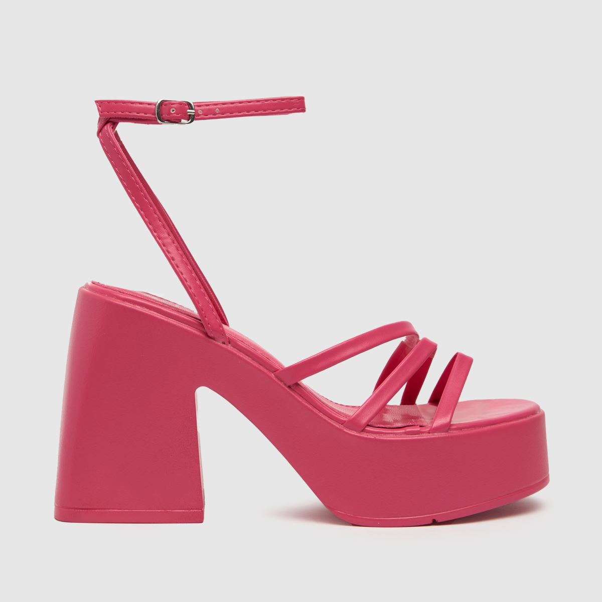 Schuh Sia pántos platformos magassarkú rózsaszínben