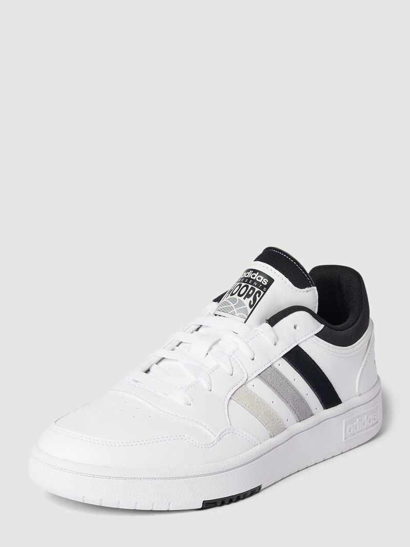 Sneaker mit Kontraststreifen in weiß
