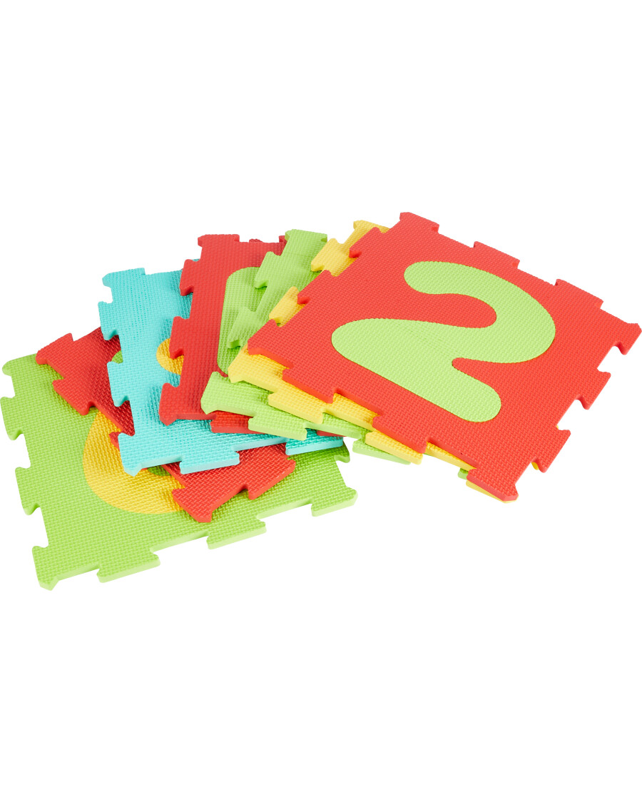 Puzzlematte mit Zahlen