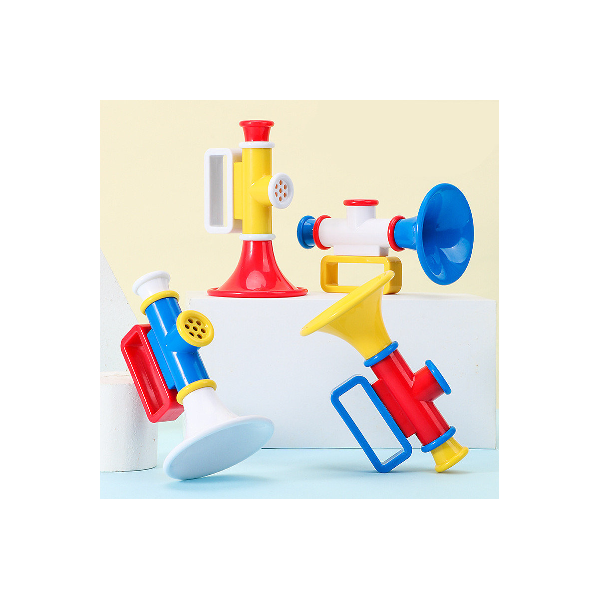 Kinderhorn Musikinstrument Simulation kleines Horn Mini-Horn Kindersimulation Trompete Spielzeug