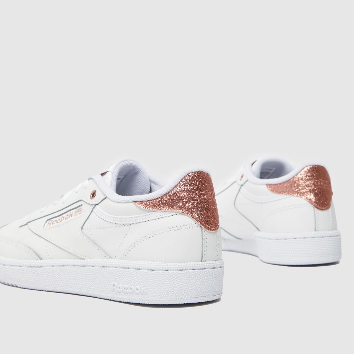 Reebok Club C 85 cipők fehér és arany színben