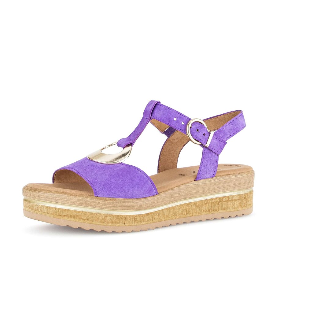 Gabor fashion Plateau Sandale lila